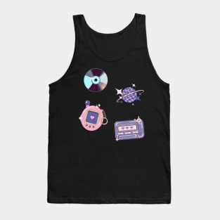 Y2k Digital Cyber Aesthetic Tank Top